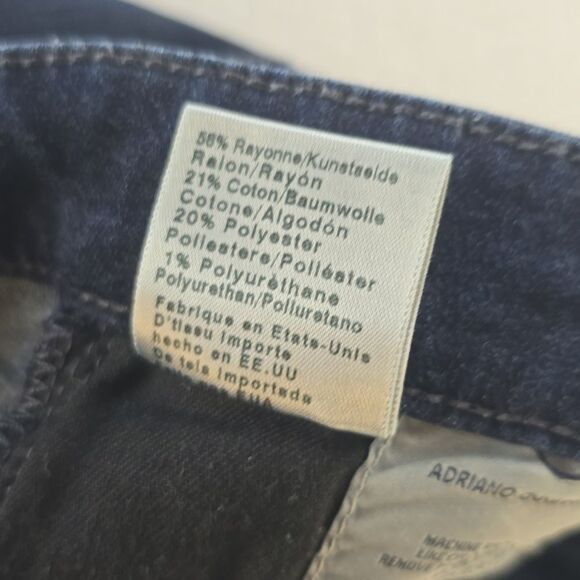 AG Adriano Goldschmied -1174 Jeans The Farrah High-Rise Skinny In Brooks Size 30 - Picture 8 of 11